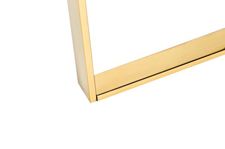 Стол журнальный Garda Decor Garda Decor прозрачное стекло, золото d.50*55 см