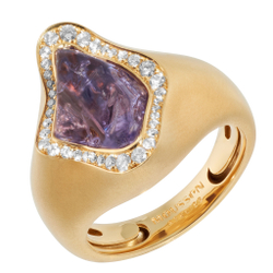 Кольцо с Шпинелью и Бриллиантами, R0033-18/1