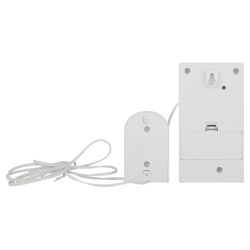 Звонок дверной ЭРА D50 проводной, белый, 1 мелодия