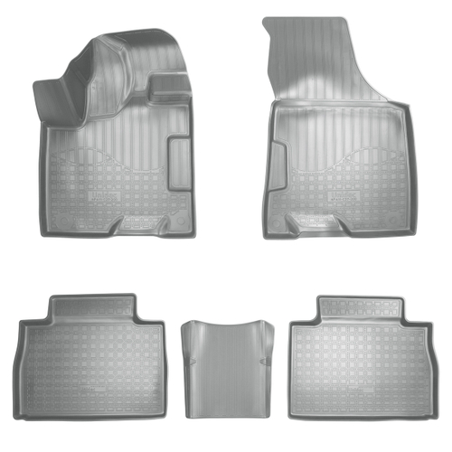 Ковры в салон Norplast/Unidec для GAC GS8 (2016-), Серый, 5 мест, арт.NPA11-C27-200-G