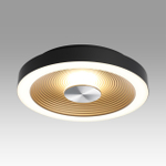 7753/18L MITRA LED SN 535 Светильник пластик/белый/черный/золотой LED 18Вт 4000K D320 IP54 QUANTUM