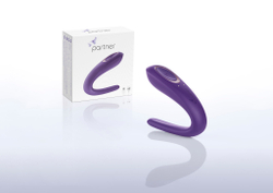 Многофункциональный стимулятор для пар Satisfyer Partner Toy, силикон, фиолетовый, 18,5 см.