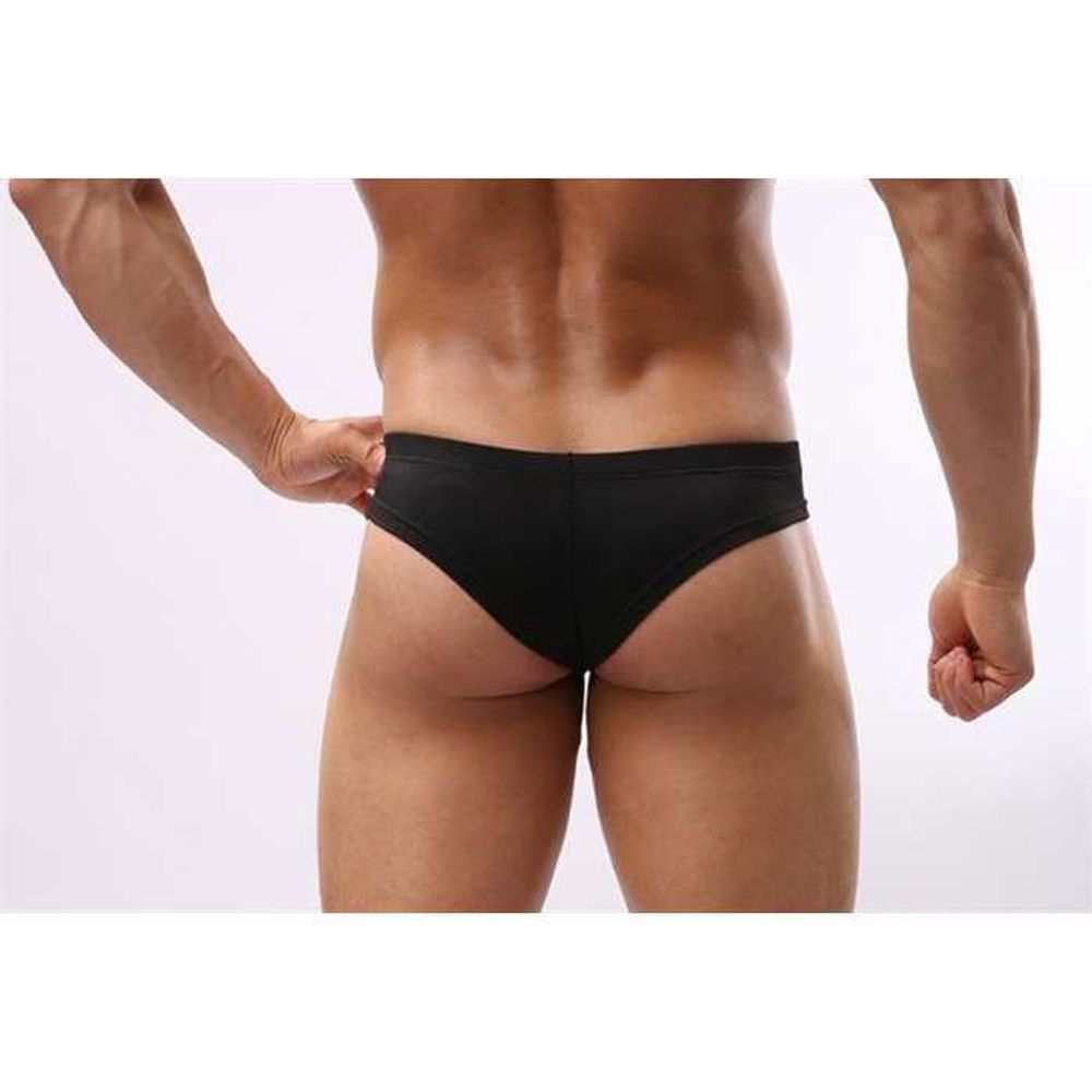 Мужские трусы слипы черные Joe Snyder Black Brief