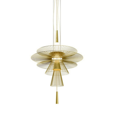 Pendant design lamp  GRAVITY (L) by Forestier (Gold)