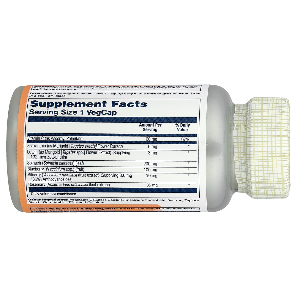 Solaray, Ультра зеаксантин, 6 мг, 30 капсул на растительной основе