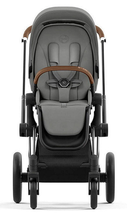 Коляска Cybex Priam IV Chrome Brown complete и автокресло Cloud G i-Size Ocean Blue Plus 3 в 1 Mirage Grey