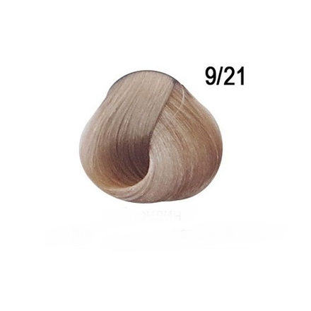 Перманентная крем-краска для волос Ollin 9/21 фиолетовый-пепельный блондин
