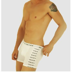 Мужские трусы боксеры белые с полосками Marco Barrera 715