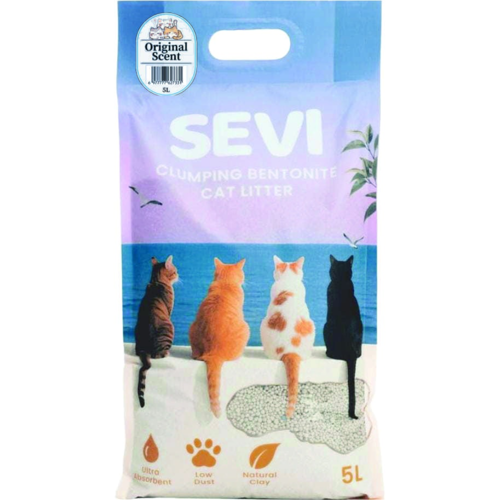 Наполнитель бентонит Sevi Без запаха 5 л