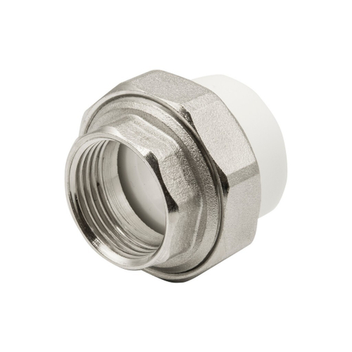 Муфта комб. разъемная, вн 32х1" EVER® plast БЕЛЫЙ (Россия)