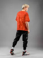 Джоггеры Jogger Street Black Jam Red Pocket