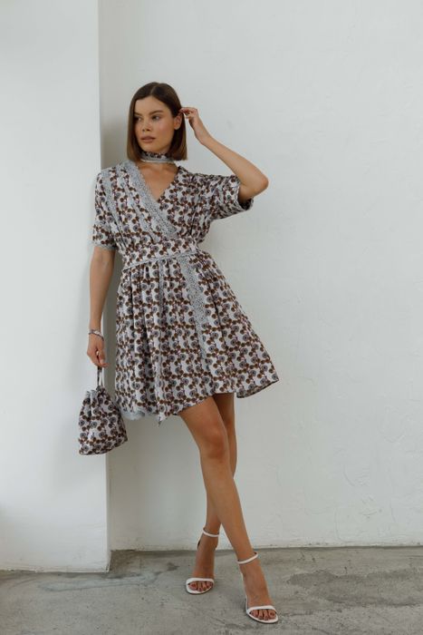 ПЛАТЬЕ ДЖЕМИ БОРДОВЫЙ ПРИНТ