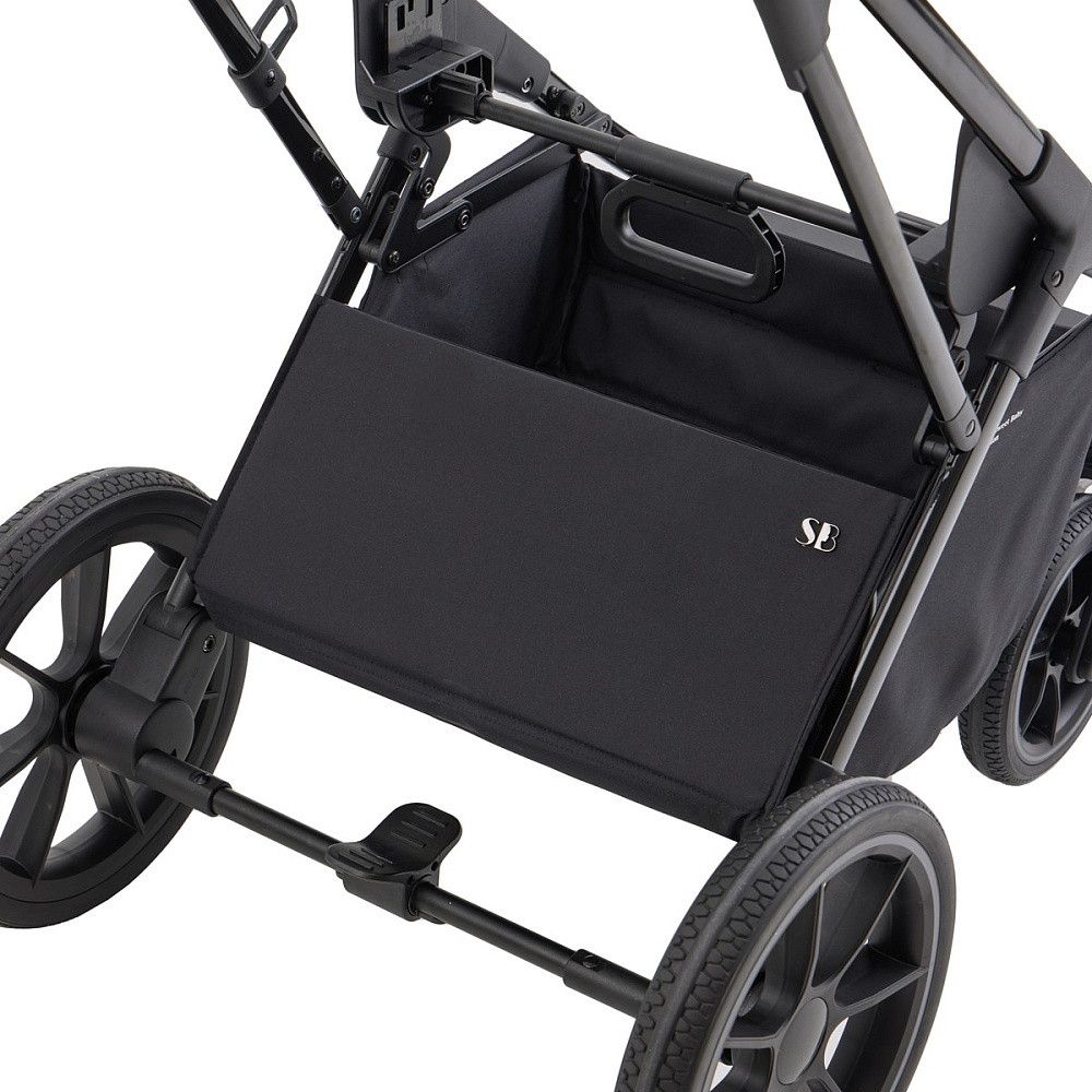 Коляска 4 в 1 Sweet Baby SBL Massimo + автокресло Elegante Plus с базой i-Size ISOFIX DK780 Black