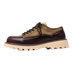 SHUNVWU Work Boots Men"s Low top Brown, Yellow