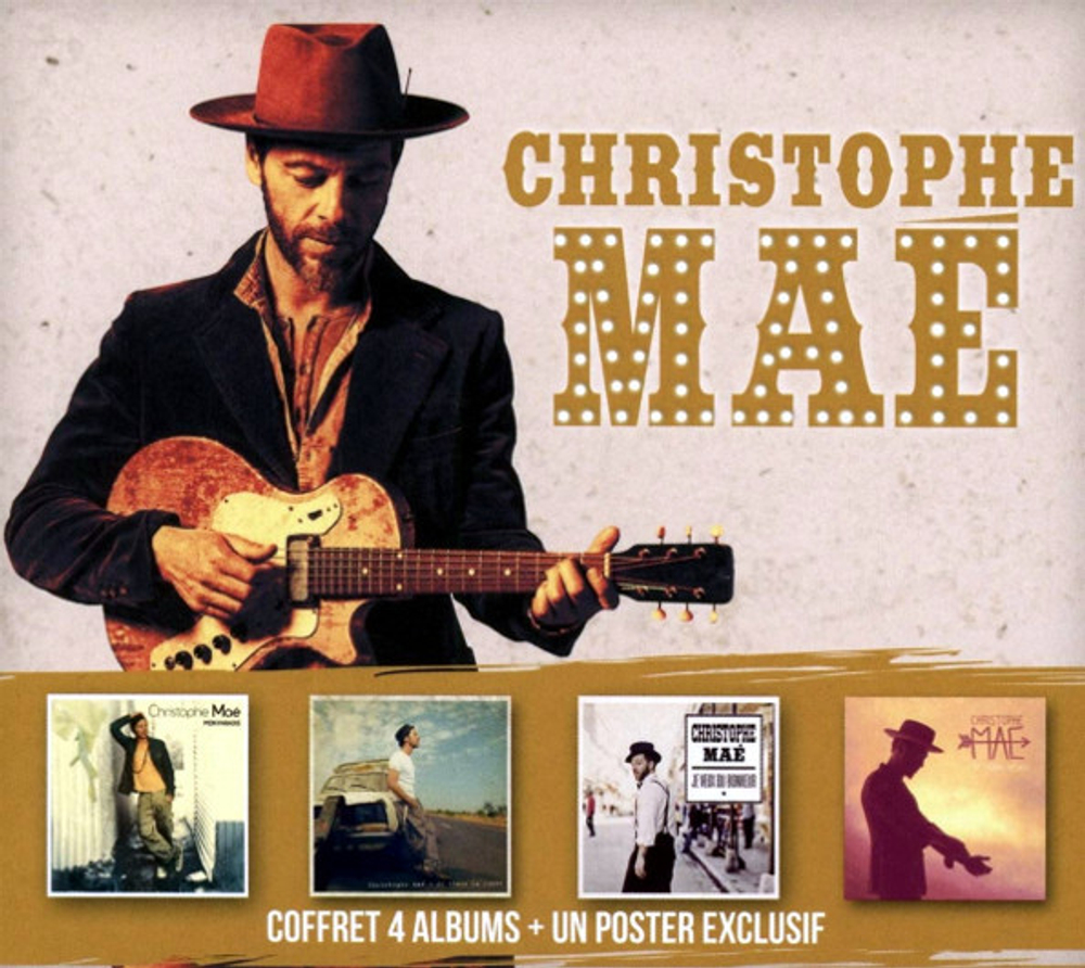 Christophe Mae / Coffret 4 Albums (Limited Edition Box Set)(4CD)