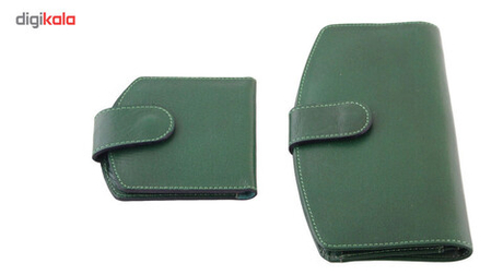 Комплект женский кошелек и зеркальце Barez Leather натуральная кожа Иран DS4 535