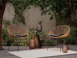 Ваза-подсвечник Tonne, 33 см, медная