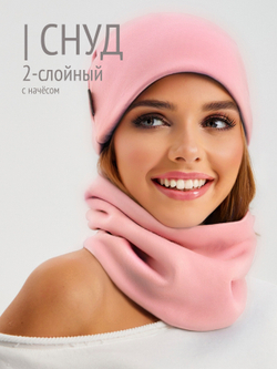 Снуд унисекс из футера с начесом