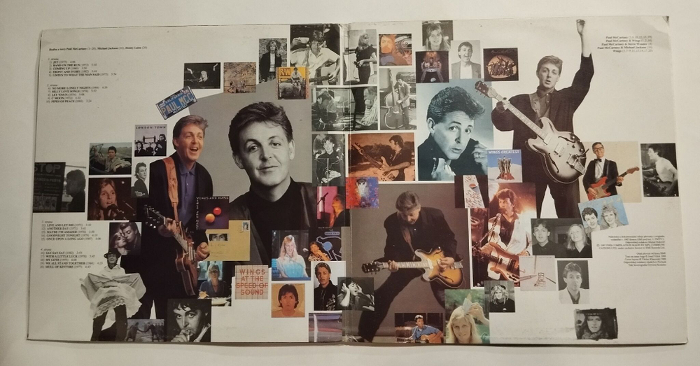Винтажная виниловая пластинка LP Paul McCartney All The Best 2LP (Чехословакия 1990)