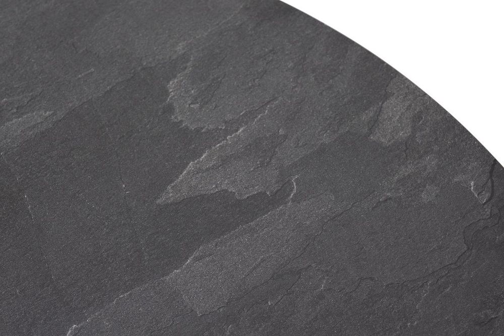 "Конте" интерьерный стол из HPL круглый Ø70см, цвет "серый гранит"