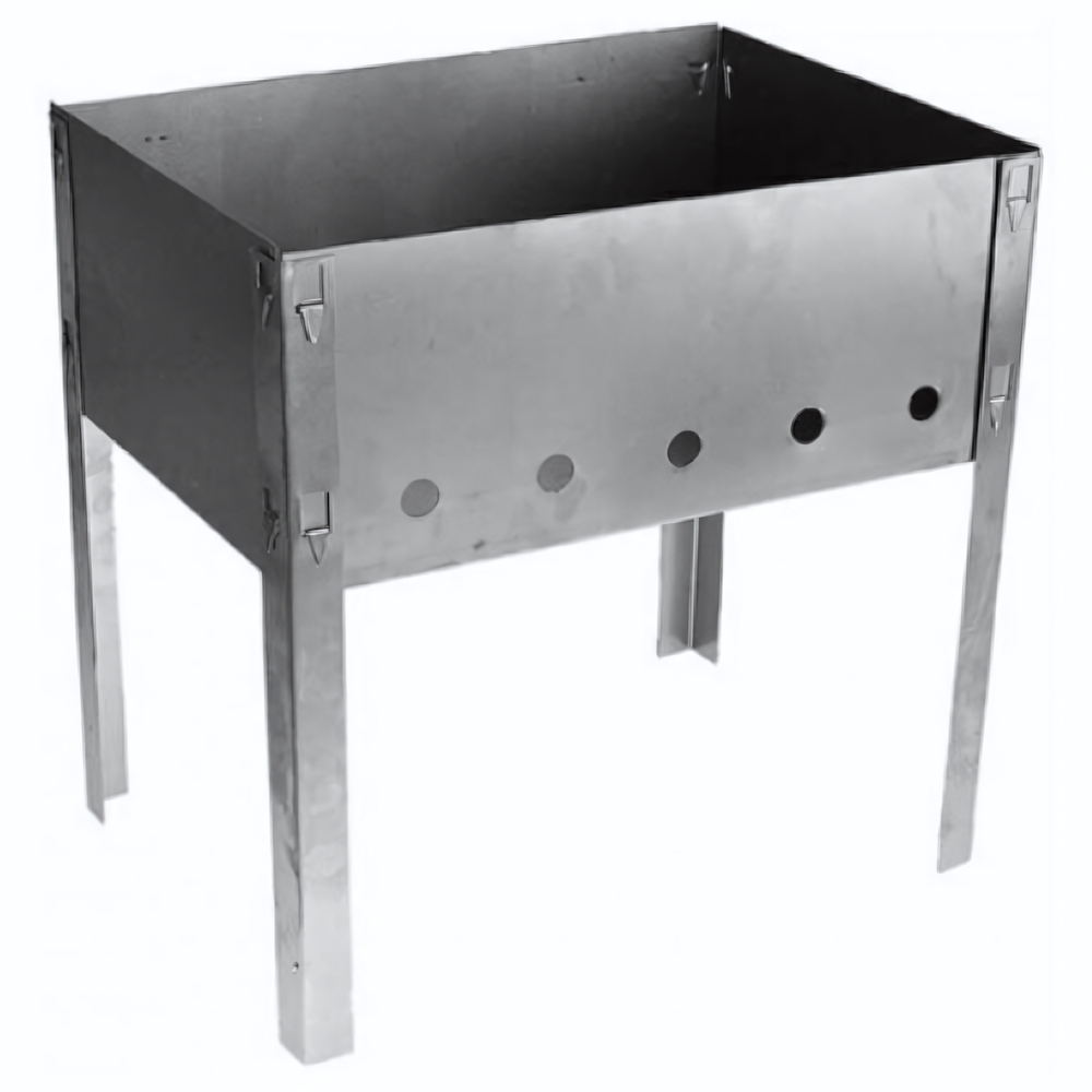 Мангал «Искорка» без шампуров (пленка), 350х240х350*0,35 мм