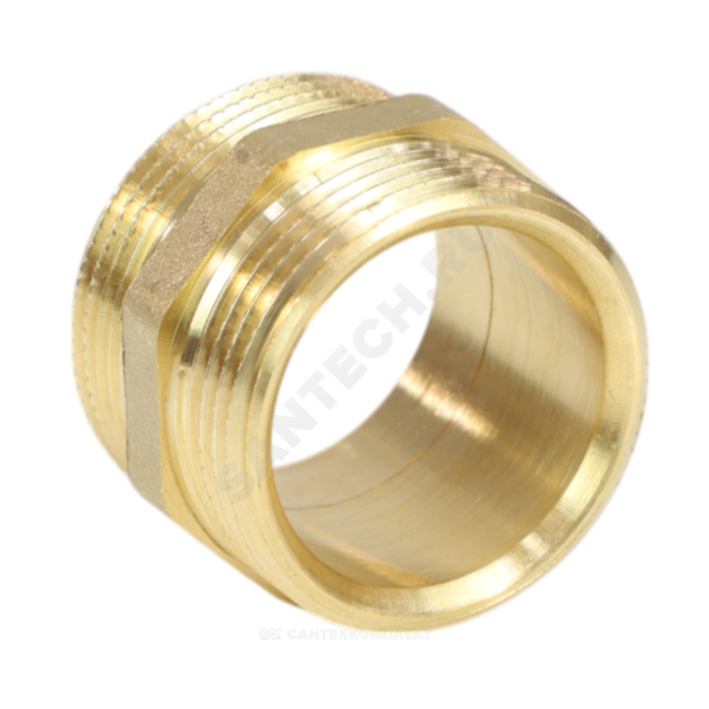Ниппель латунь Ду 50 (2") НР LD LD.65.501.50