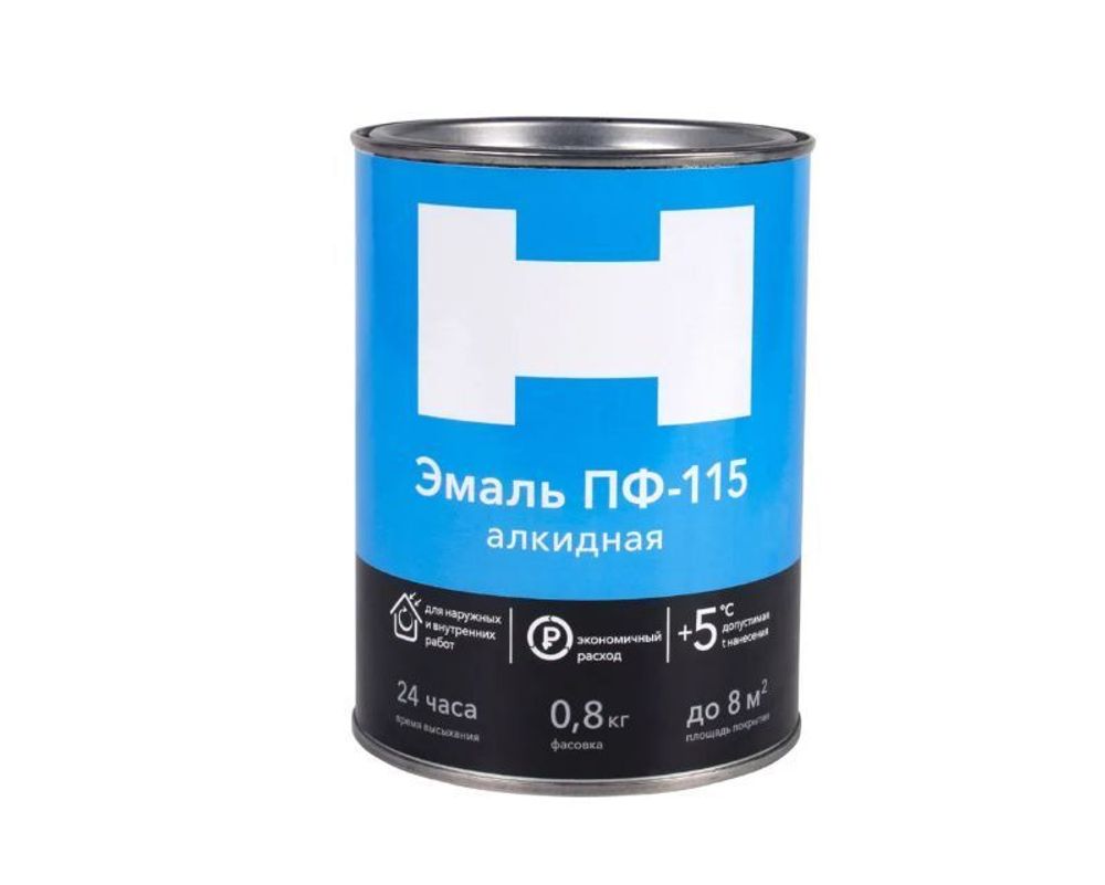 Эмаль ПФ-115 Хаки 0,8кг Н