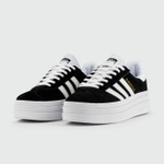 Кроссовки Adidas Gazelle Bold Black / White Wmns