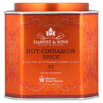 Harney & Sons, черный пряный чай с корицей, апельсином и сладкой гвоздикой, 30 пакетиков, 75 г (2,67 унции)