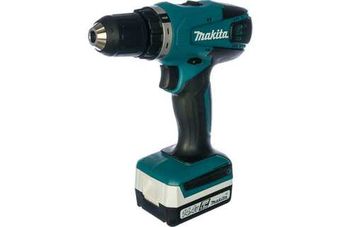 Аккумуляторная дрель-шуруповерт Makita DF347DWLE + фонарь