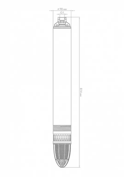 Скважинный насос Джилекс «ВОДОМЕТ» 55/75