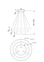 Подвесной светильник Maytoni MOD058PL-L100BS4K