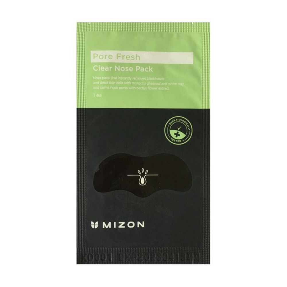 Патчи для носа очищающие MIZON Pore Fresh Clear Nose Pack 1 шт