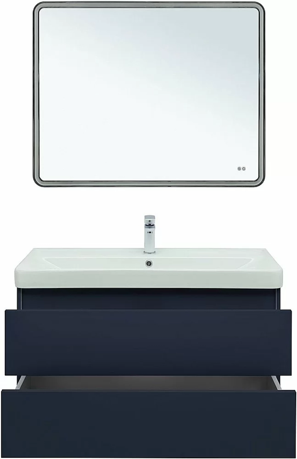 Тумба с раковиной Aquanet Вега 2.0 337945/323884 100 маренго