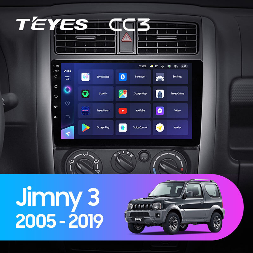 Teyes CC3 9" для Suzuki Jimny 2005-2019