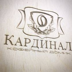Коробка из фанеры для вина с логотипом