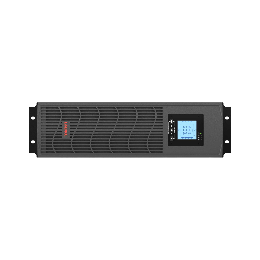 Линейно-интерактивный ИБП ДКС серии Info Rackmount Pro, 1500 ВА/1200Вт,1/1, USB, RJ45, 6xIEC C13, Rack 3U, SNMP/AS400 slot, 2x9Aч