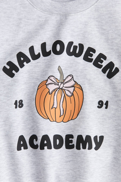 H&M Толстовка с принтом, светло-серый