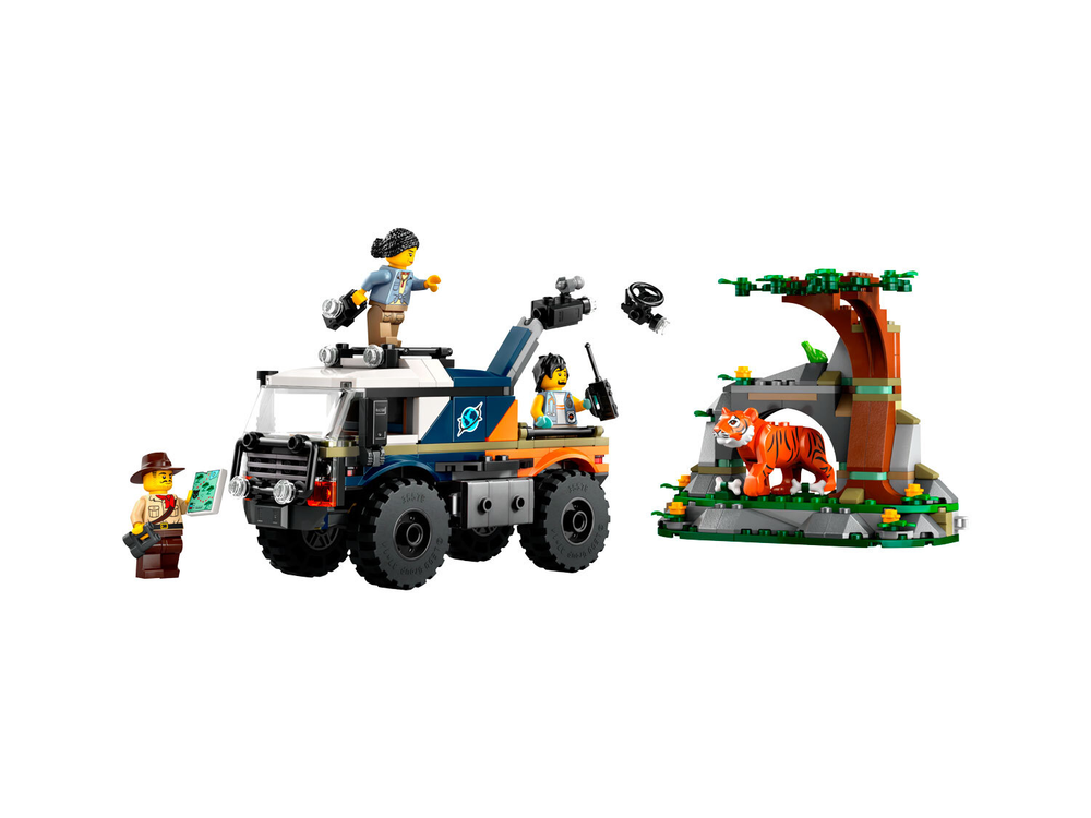 Конструктор LEGO City 60426 Исследователь джунглей: грузовик для бездорожья
