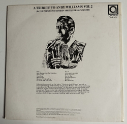 Винтажная виниловая пластинка LP A Tribute To Andy Williams Vol.2 (UK 1972)