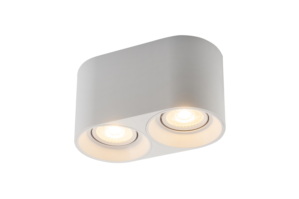 DK3036-WH Светильник накладной IP 20, 10 Вт, GU5.3, LED, белый, пластик