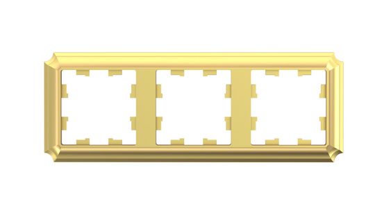 Рамка 3-м AtlasDesign Antique универс. зол. SE ATN101603