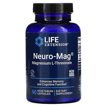 Life Extension Neuro - Mag Magnesium L-Treonate 90 veg capsules, Магний Л-Треонат
