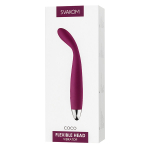 Фиолетовый вибратор 18,2см с гладкой поверхностью для стимуляции точки G Svakom Coco G-Spot Vibrator SG02-VNT