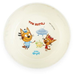 Детская миска Три кота «Космическое путешествие», 430мл