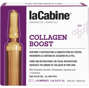 LA CABINE- COLLAGEN BOOST AMPOULES концентрированная сыворотка в ампулах - стимулятор коллагена 10х2мл