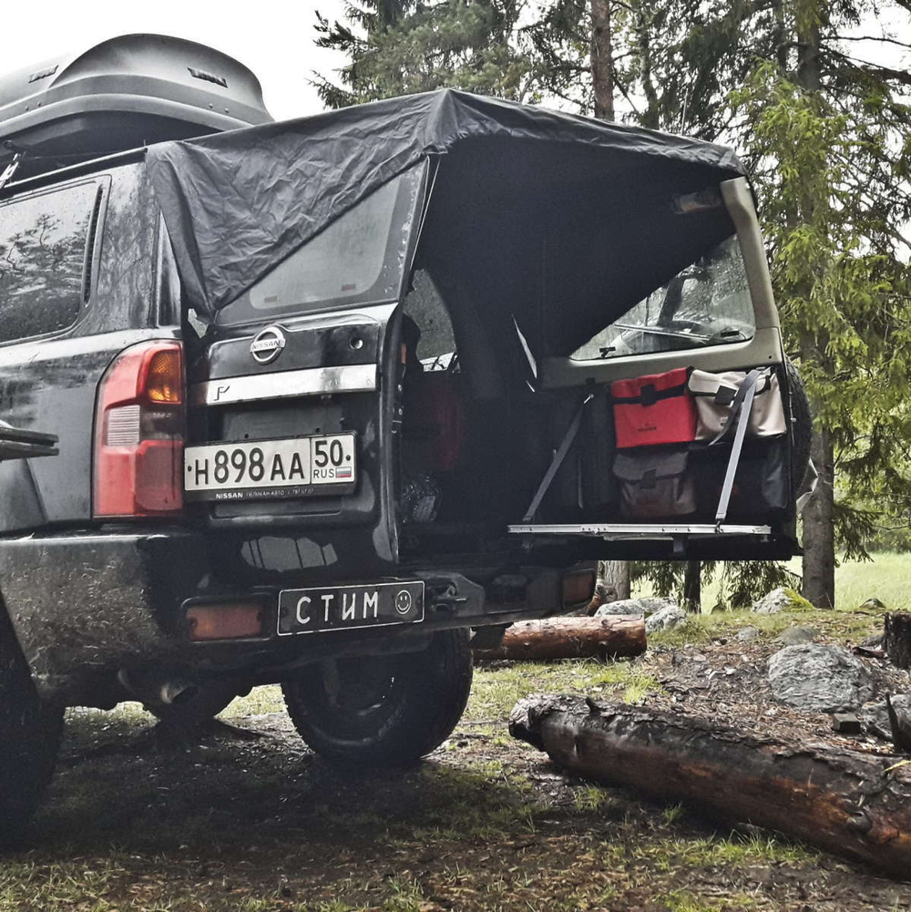 MOLLE/PALS панель на заднюю большую дверь Nissan Patrol Y61