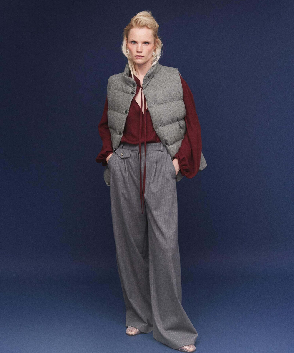 Жилетка — шерсть, гусиный пух