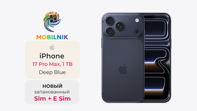 Apple iPhone 17 Pro Max 1ТБ Deep Blue (Без RuStore)