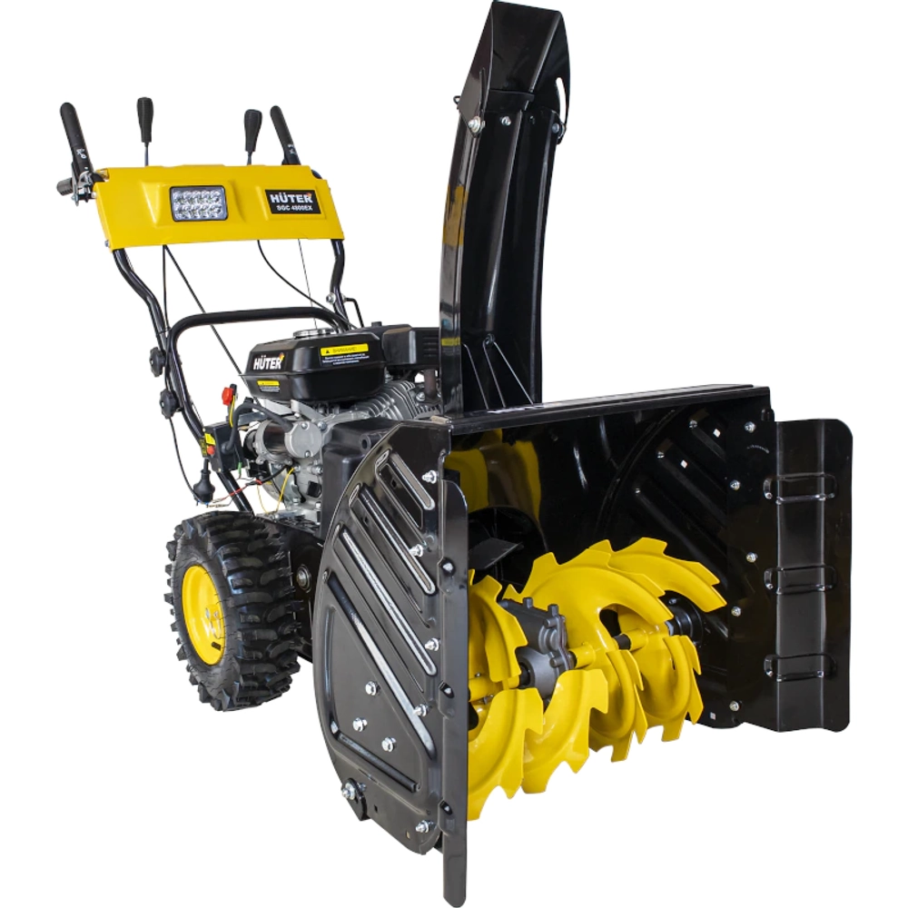HUTER SGC 4800EX бензиновый снегоуборщик 7 л.с, ковш 68 см, выброс 15 м, 6 вперед/2 назад 70/7/27